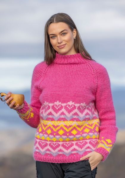 Hovedbilde Ronja genser rosa