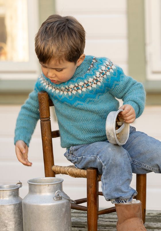 Jonstøl genser turkis