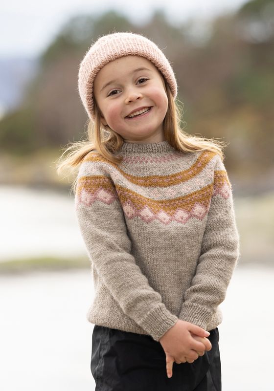 Fjellbris beige barn