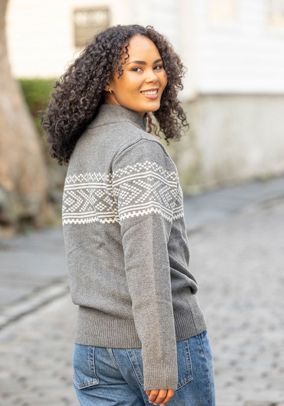 Setesdal Ulljakke Raya Grå/hvit- Unisex