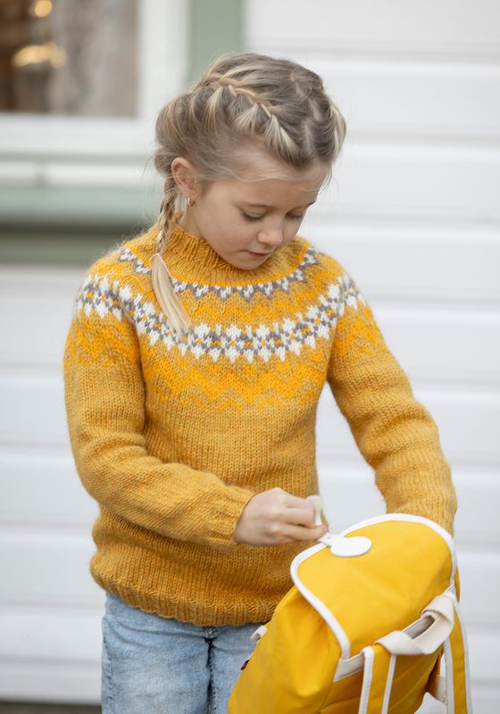 Jonstøl genser  gul