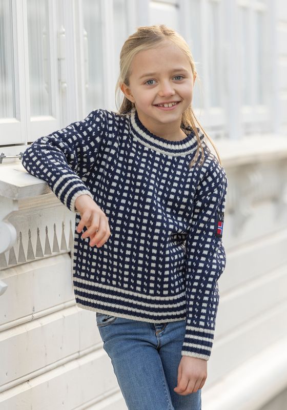 Islender Ullgenser barn Marine