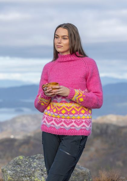 Hovedbilde Ronja genser rosa