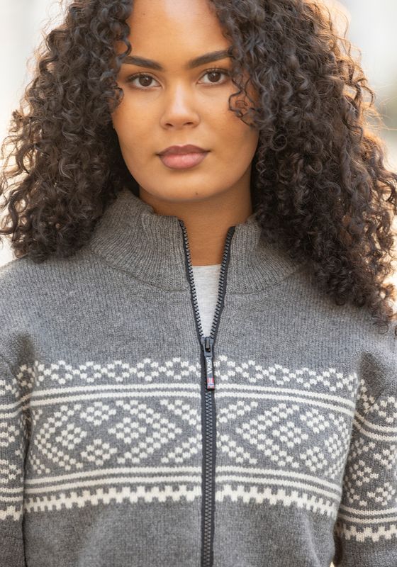 Setesdal Ulljakke Raya Grå/hvit- Unisex