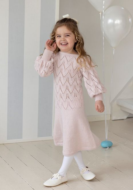 Hovedbilde Tjøme kjole rosa barn